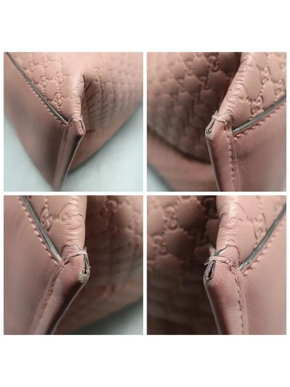 GUCCI Pink Leather Satchel 674-021025